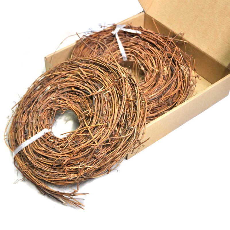 Ougual DIY Crafts Natural Grapevine Twig Garland Wreaths Decor 15-Feet ï¼ˆ2-Packï¼‰ - Image 5